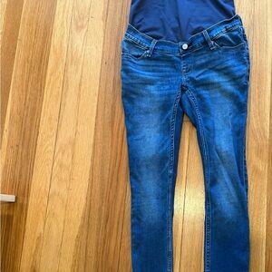 Abercrombie & Fitch Women's Blue Skinny Jeans Maternity